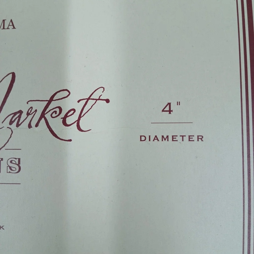 Williams-Sonoma Harvest Market Ramekins Set Of 6 White Fruit 4‎ In Italy Ceramic